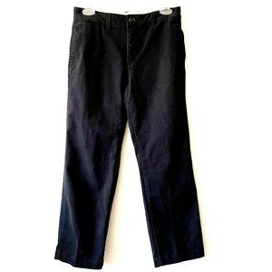 🔥 Gap | Kids/Boy's Black Straight Leg Chino Pants Sz 10 Husky